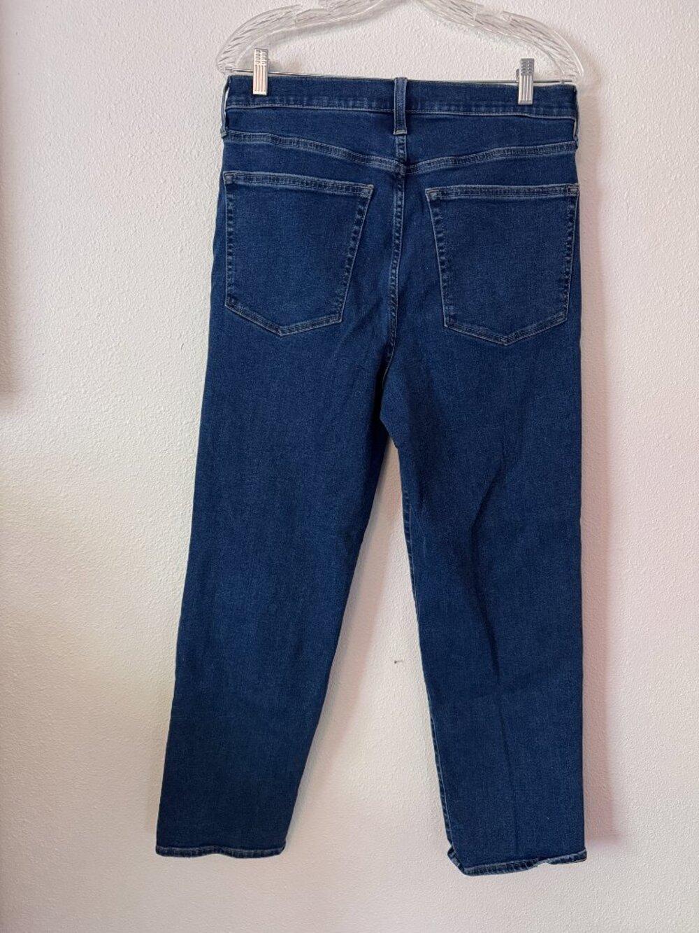 J.Crew High Rise Straight Leg Jeans Dark Medium Wash - Size 28 - Picture 3 of 3